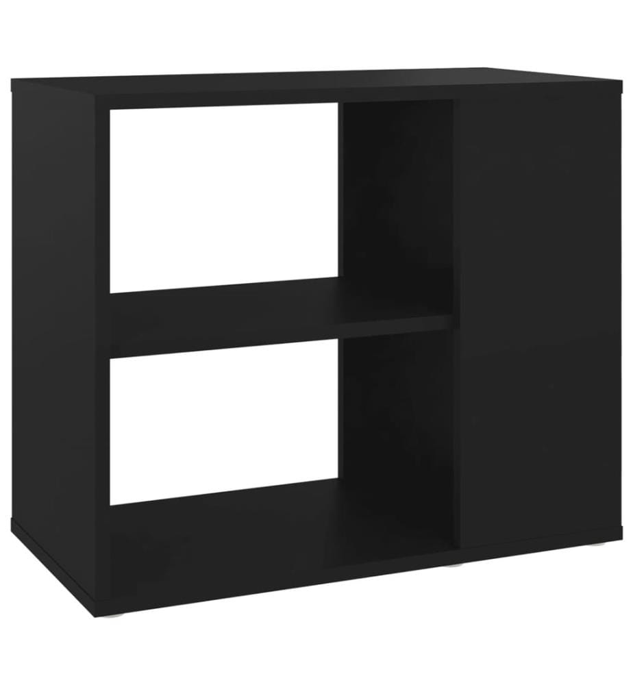 Beistelltisch Schwarz 60x30x50 cm Holzwerkstoff