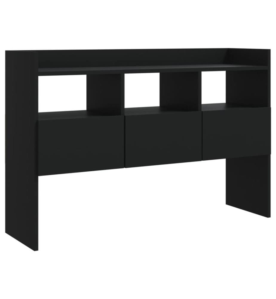 Sideboard Schwarz 105x30x70 cm Holzwerkstoff