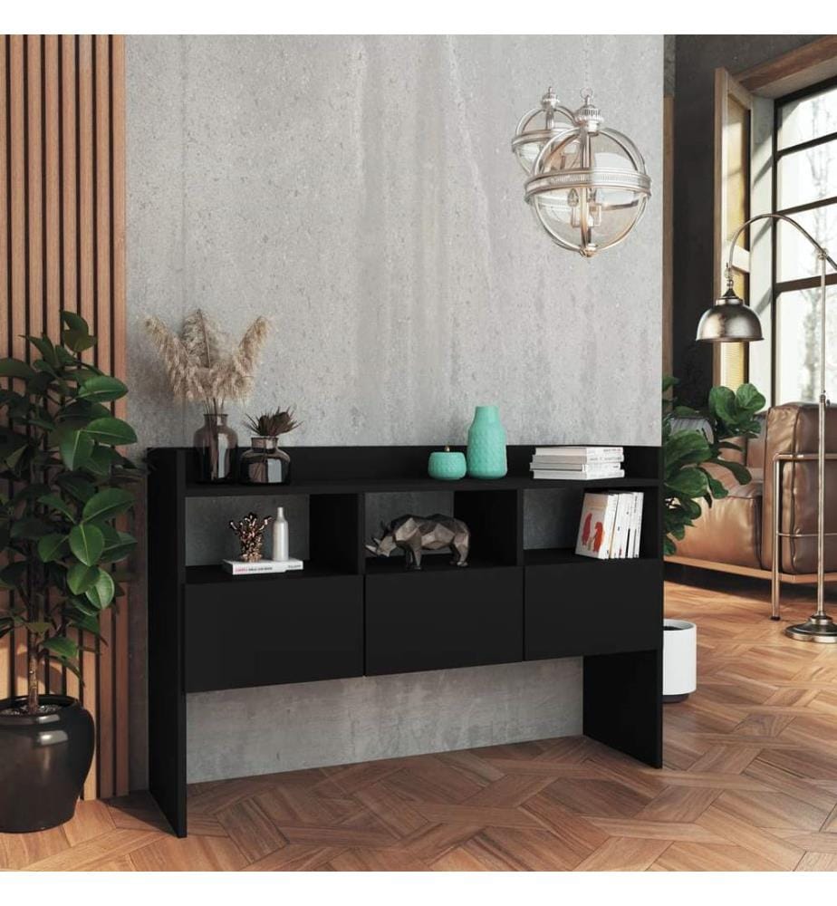 Sideboard Schwarz 105x30x70 cm Holzwerkstoff