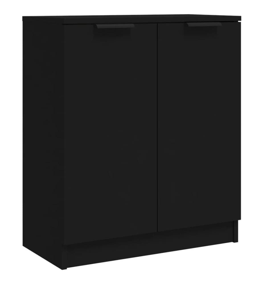 Sideboard Schwarz 60x30x70 cm Holzwerkstoff