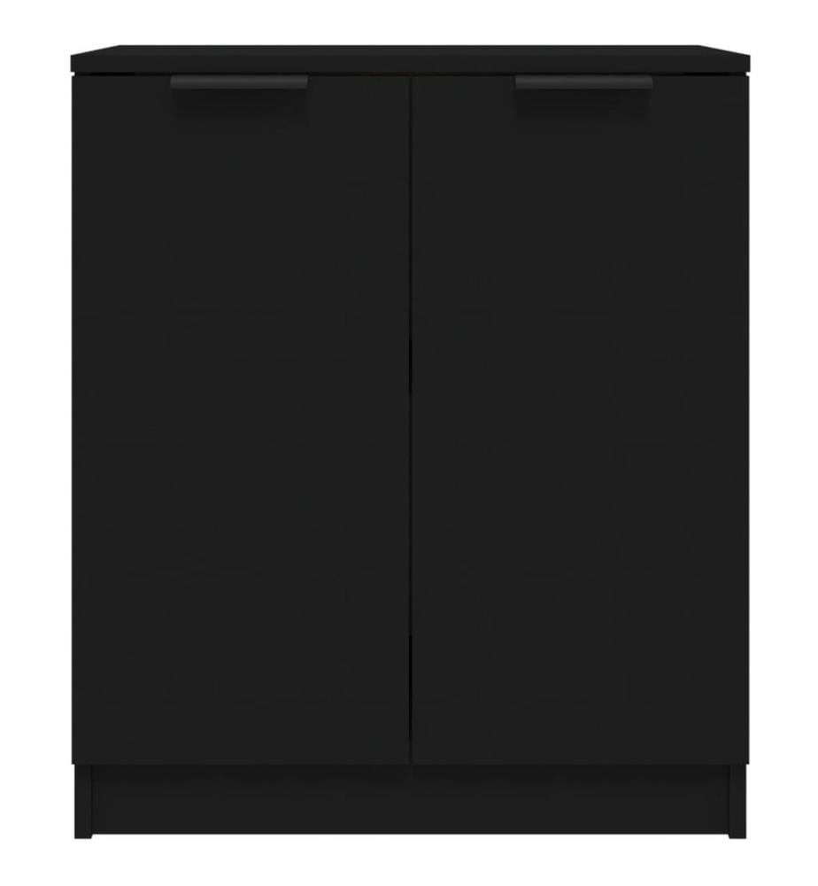Sideboard Schwarz 60x30x70 cm Holzwerkstoff