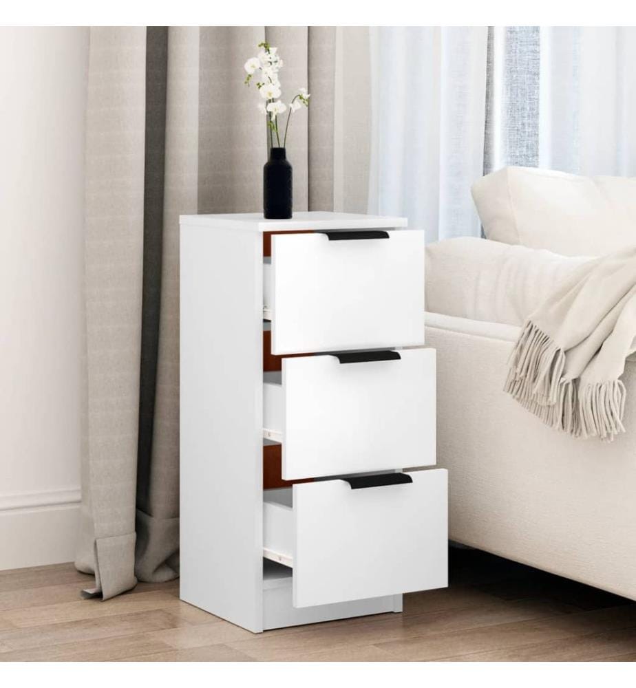 Sideboard Weiss 30x30x70 cm Holzwerkstoff