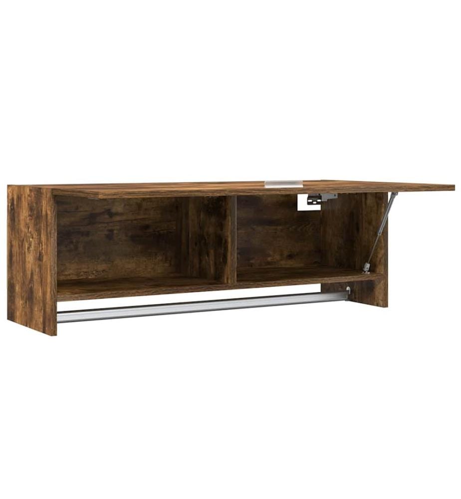 Kleiderschrank Räuchereiche 100x32,5x35 cm Holzwerkstoff