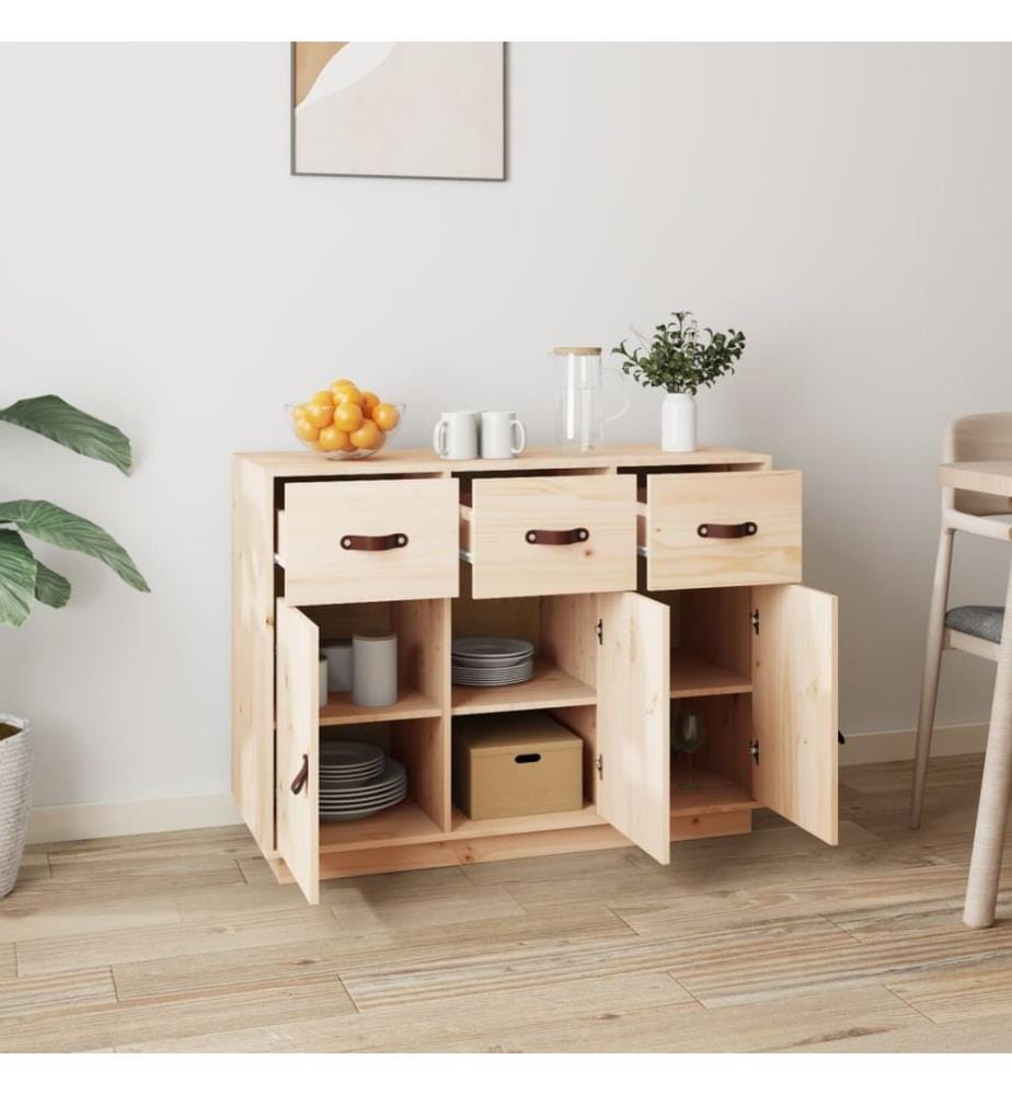Sideboard 100x40x75 cm Massivholz Kiefer