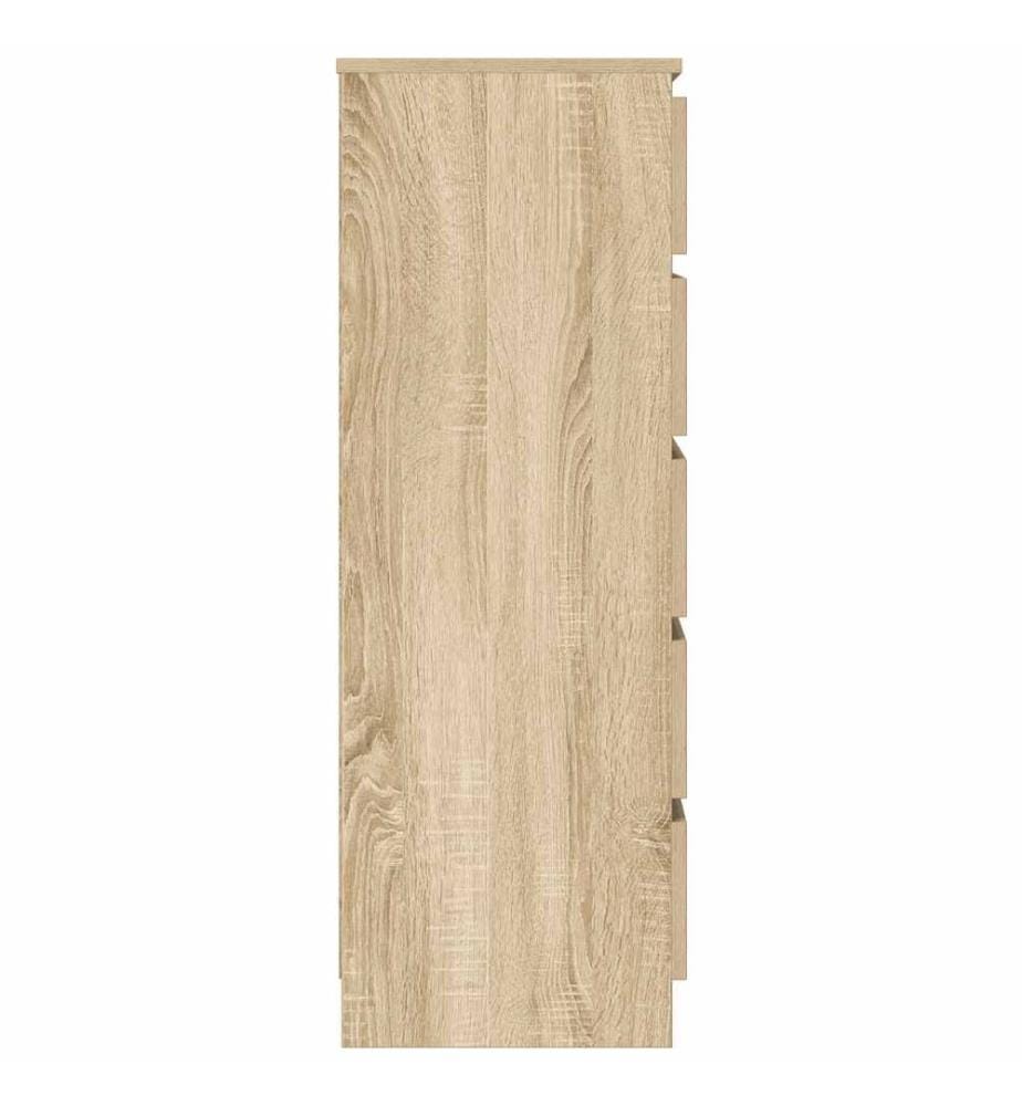 Schubladenschrank Sonoma-Eiche 60x36x103 cm Holzwerkstoff