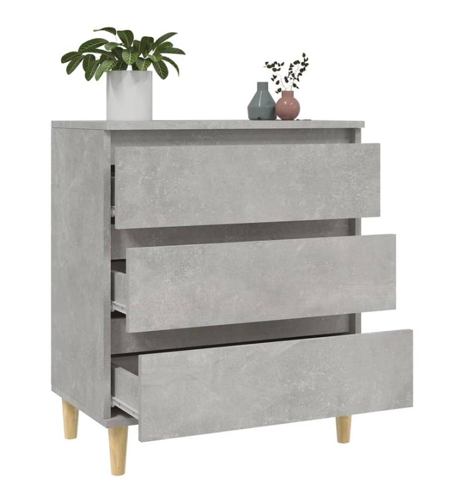 Sideboard Betongrau 60x35x70 cm Holzwerkstoff