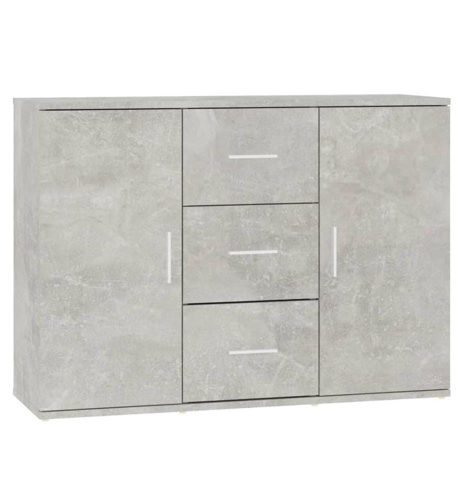 Sideboard Betongrau 91x29,5x65 cm Holzwerkstoff