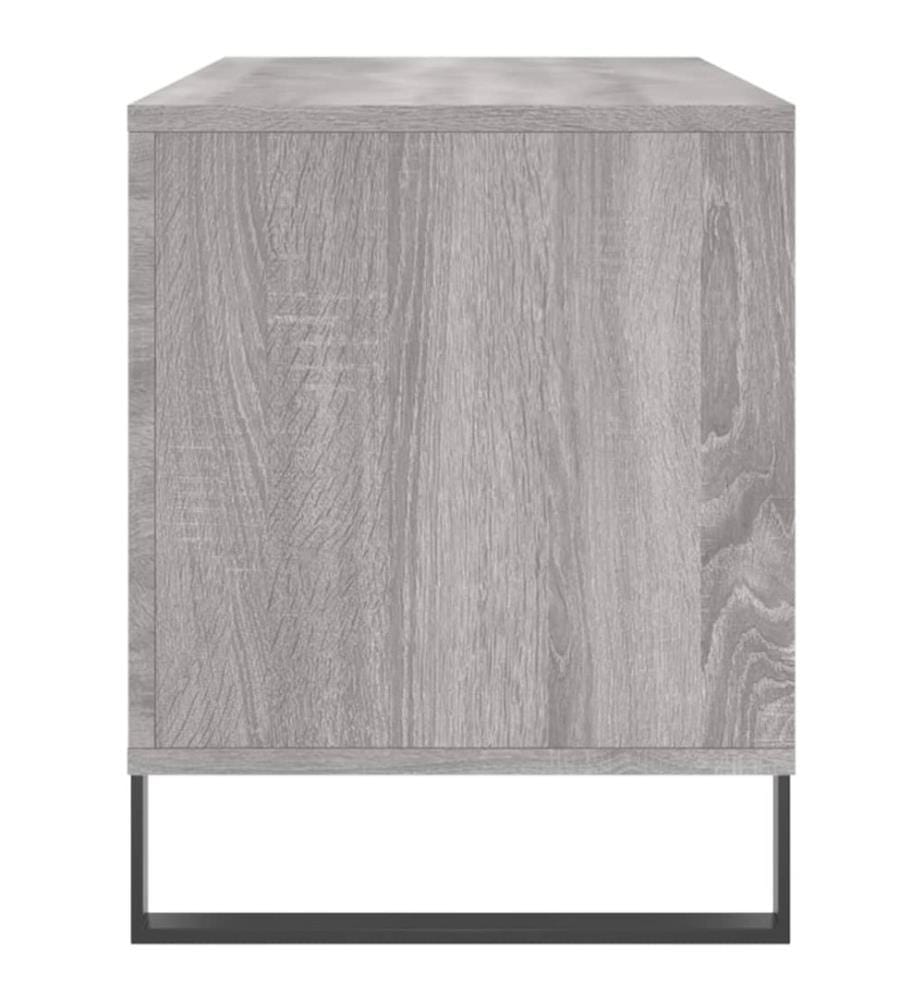 Plattenschrank Grau Sonoma 100x38x48 cm Holzwerkstoff