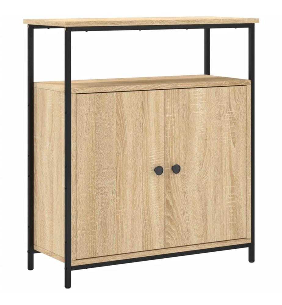 Sideboard Sonoma-Eiche 70 x 30 x 80 cm Holzwerkstoff
