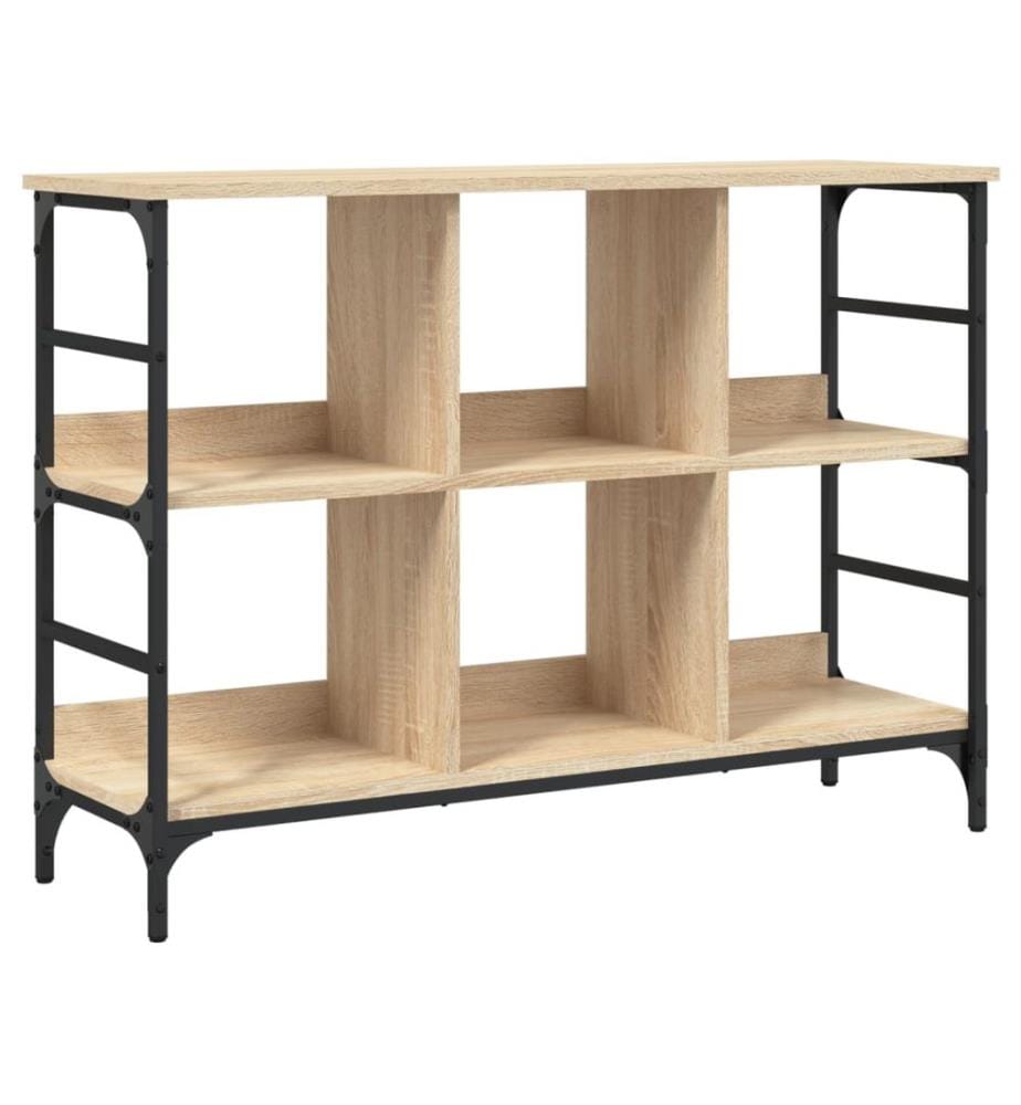 Sideboard Sonoma-Eiche 102 x 32 x 73,5 cm Holzwerkstoff