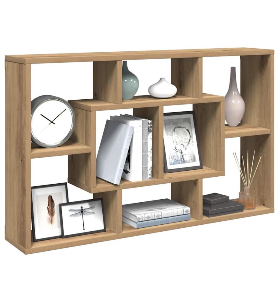 Wandregal Artisan-Eiche 85 x 16 x 52,5 cm Holzwerkstoff