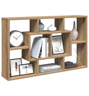 Étagère murale Chêne artisanal 85 x 16 x 52,5 cm Bois d'ingénierie