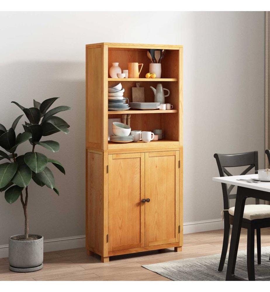Aufbewahrungsmöbel-Set mit Speicher mit Tür Braun Holzwerkstoff