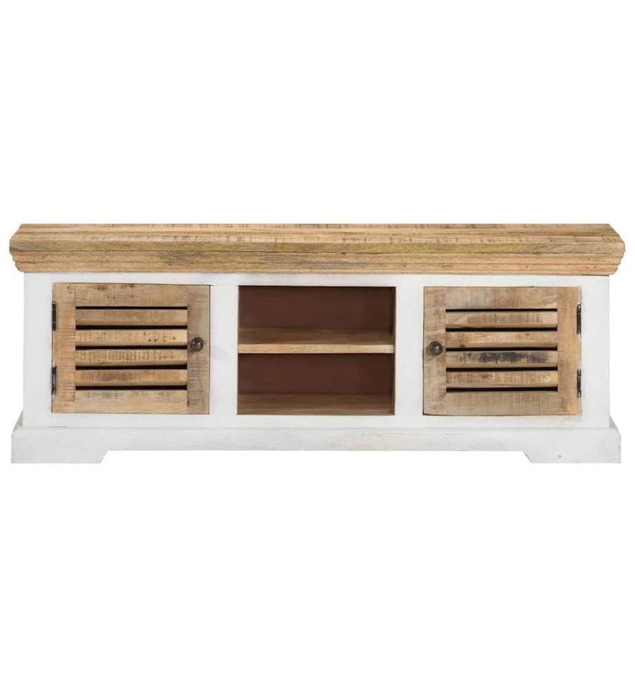 TV-Schrank 110x30x40 cm Massivholz Mango