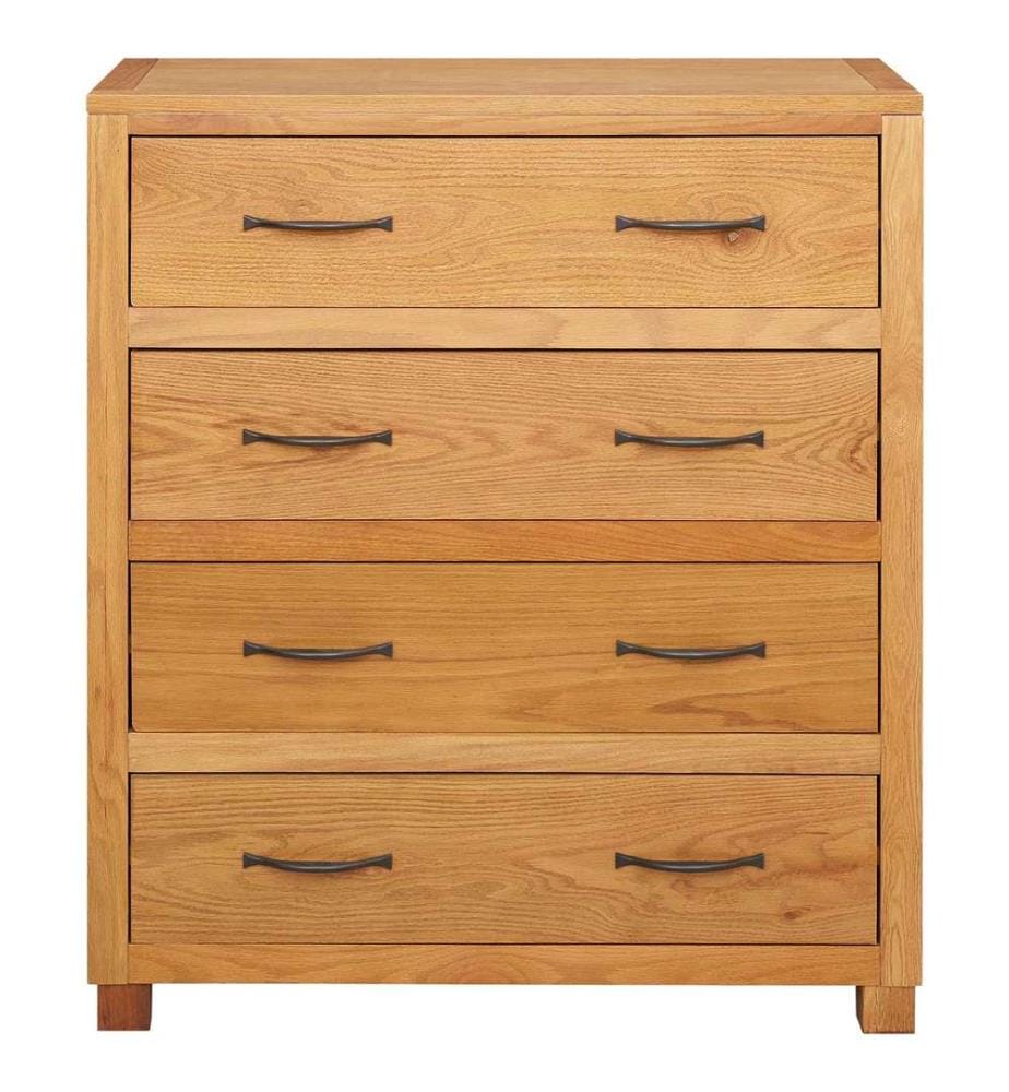 Schrank mit Schubladen mit Speicher Braun Holzwerkstoff