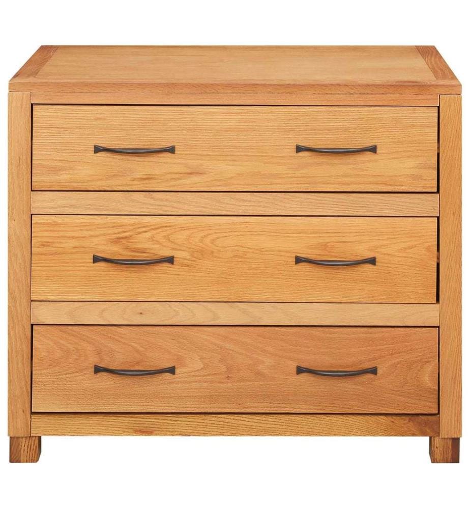 Schrank mit Schubladen mit Speicher Braun Holzwerkstoff
