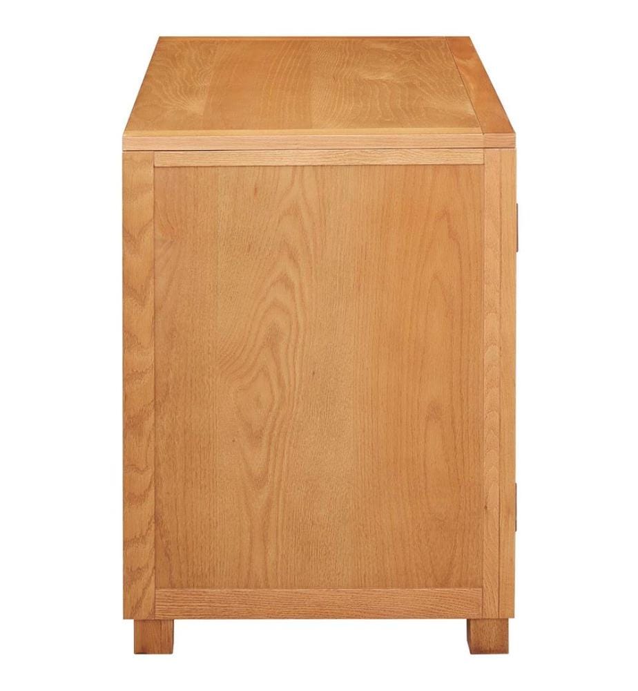 Schrank mit Schubladen mit Speicher Braun Holzwerkstoff