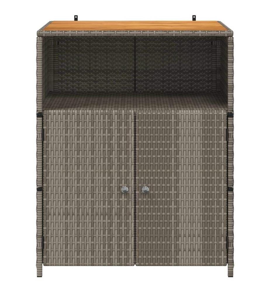 Schrank mit Tür Grau 70 x 50 x 87 cm Polyester und Roly Ratten