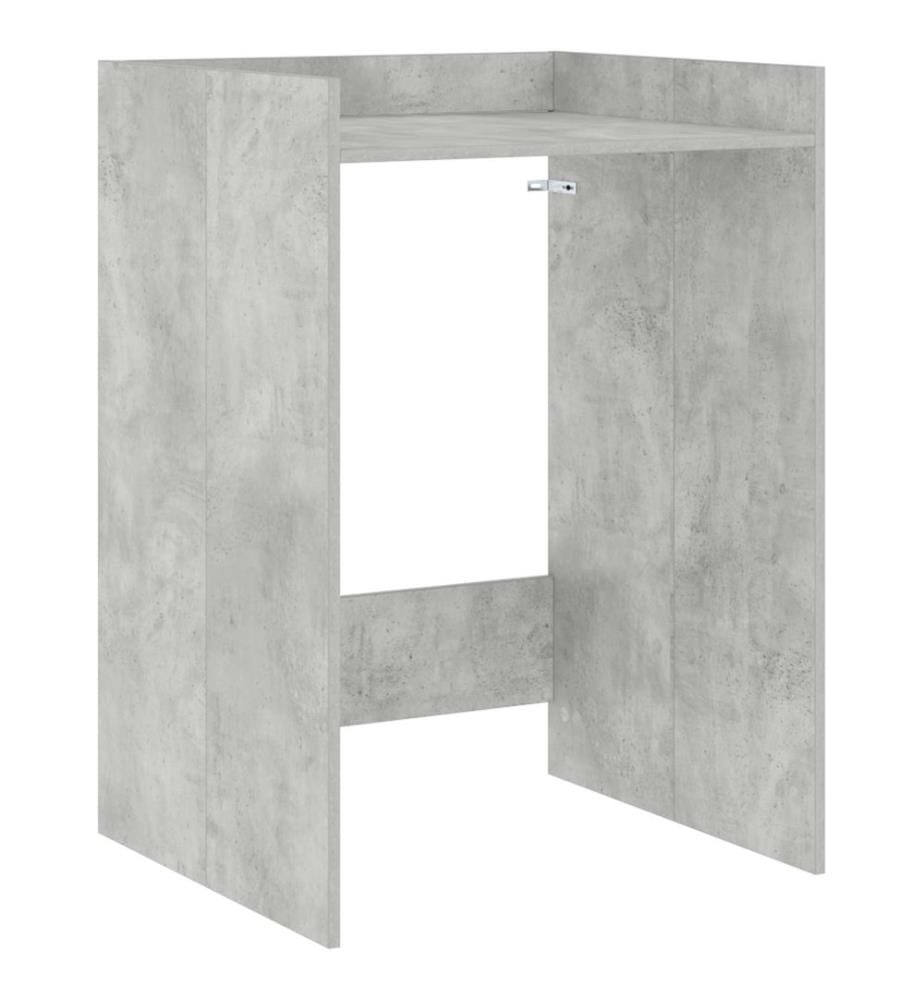 Armoire pour machine à laver Béton 67,5 x 62 x 97 cm