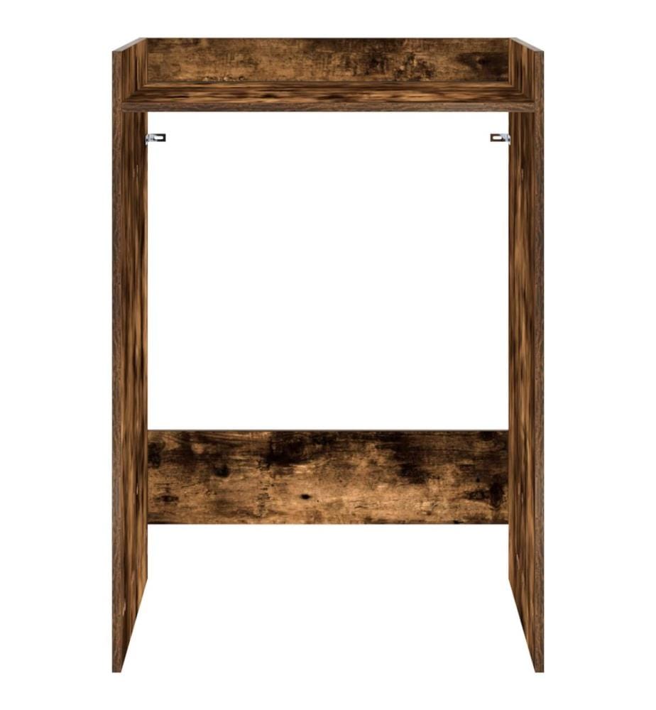 Waschmaschinen-Schrank Geräucherte Eiche 67,5 x 62 x 97 cm