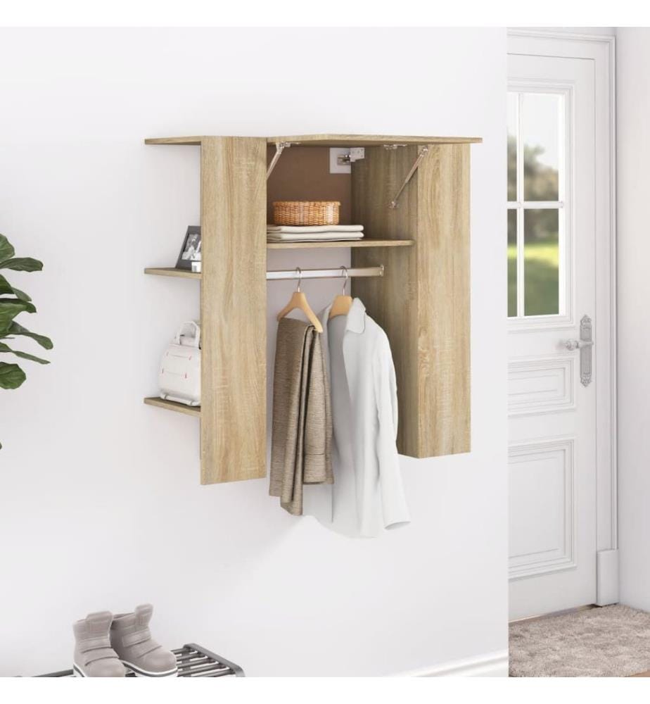 Flurschrank Sonoma-Eiche 97,5x37x99 cm Holzwerkstoff