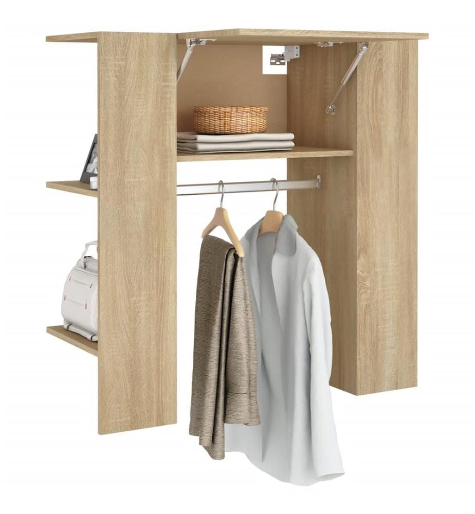 Flurschrank Sonoma-Eiche 97,5x37x99 cm Holzwerkstoff