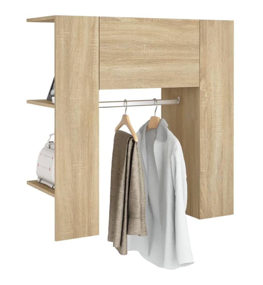 Flurschrank Sonoma-Eiche 97,5x37x99 cm Holzwerkstoff