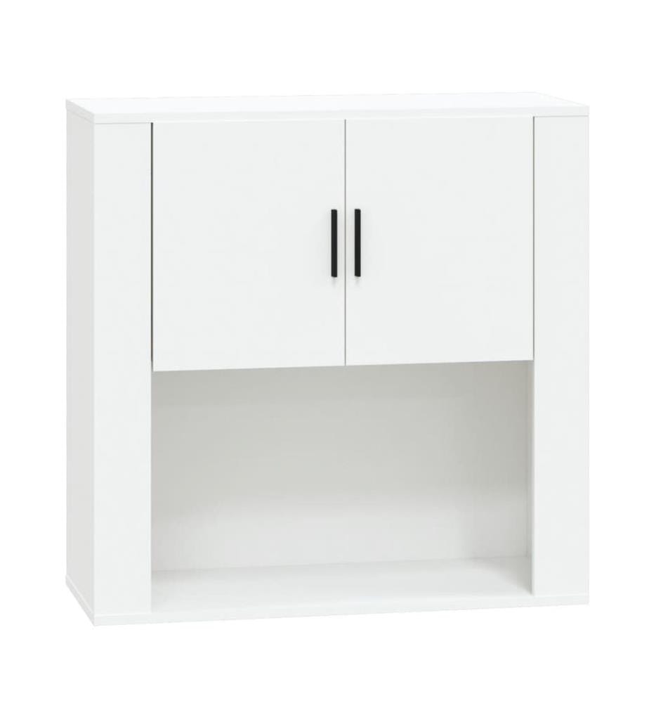 Wandschrank Weiss 80x33x80 cm Holzwerkstoff