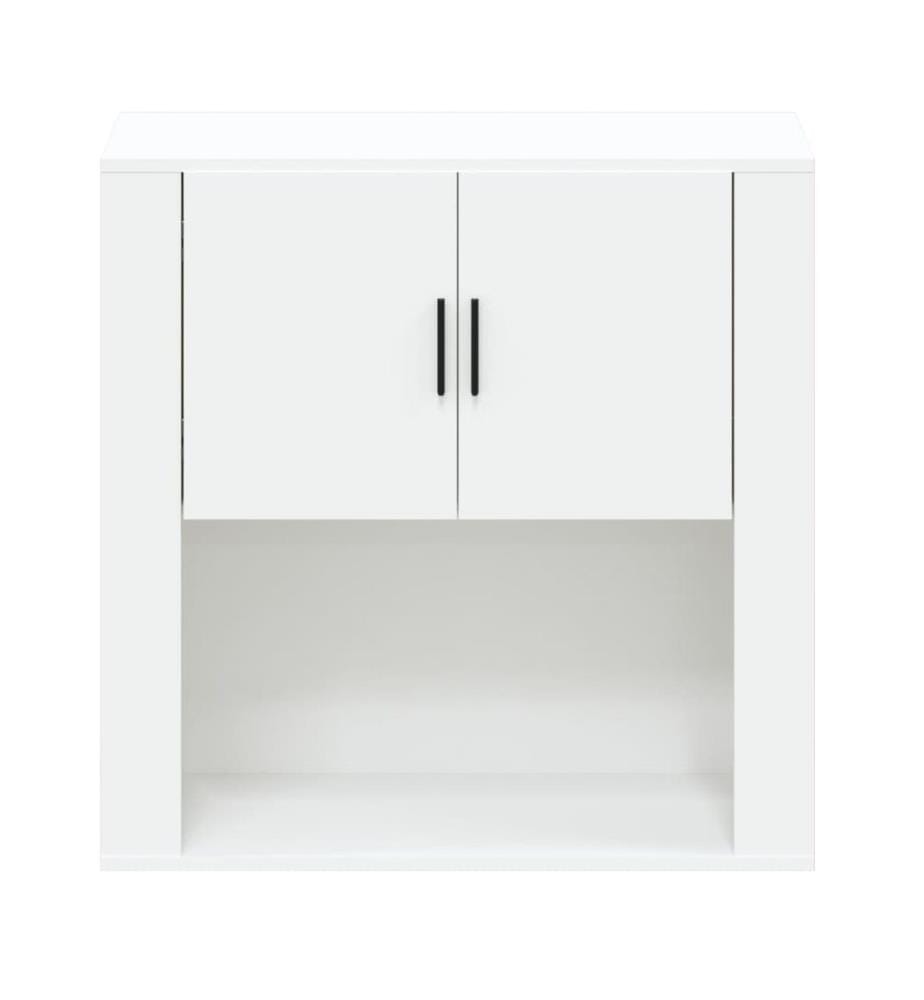 Wandschrank Weiss 80x33x80 cm Holzwerkstoff