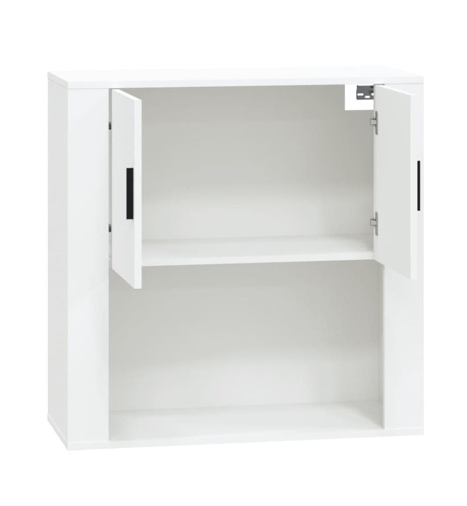Wandschrank Weiss 80x33x80 cm Holzwerkstoff