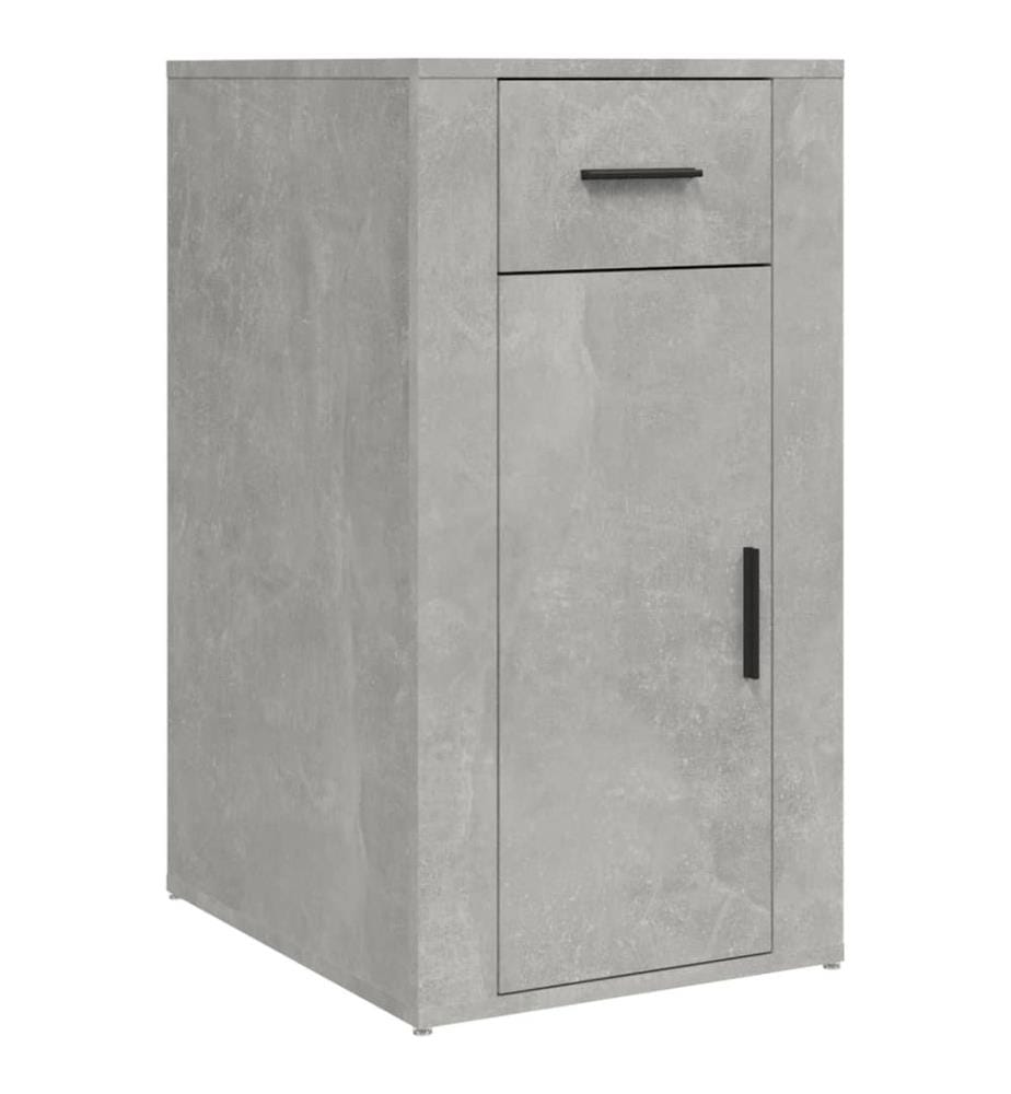 Büroschrank Betongrau 40x49x75 cm Holzwerkstoff