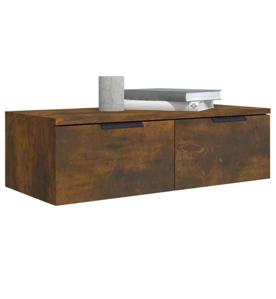 Wandschrank Räuchereiche 68x30x20 cm Holzwerkstoff