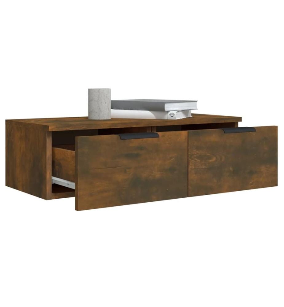 Wandschrank Räuchereiche 68x30x20 cm Holzwerkstoff