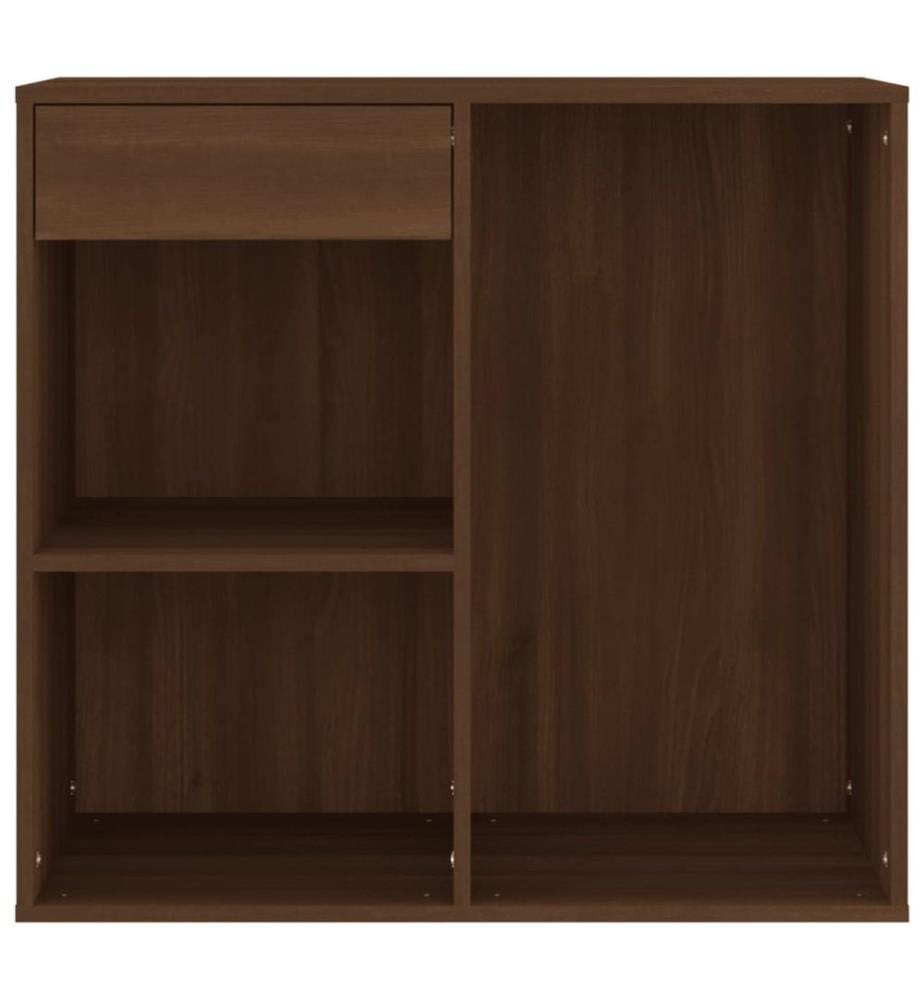 Kosmetikschrank Braun Eichen-Optik 80x40x75 cm Holzwerkstoff