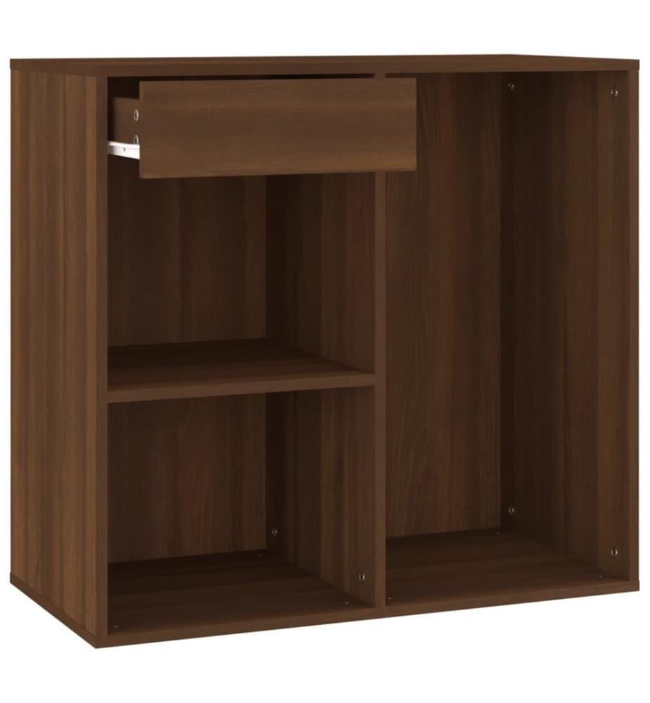 Kosmetikschrank Braun Eichen-Optik 80x40x75 cm Holzwerkstoff