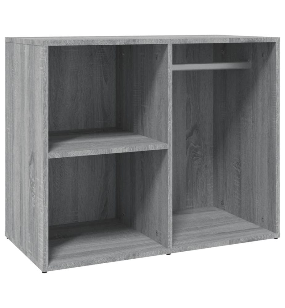 Regal für Schminktisch Grau Sonoma 80x40x65 cm Holzwerkstoff