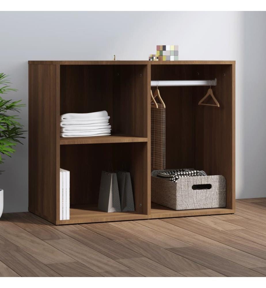Regal für Schminktisch Braun Eichen-Optik 80x40x65 cm
