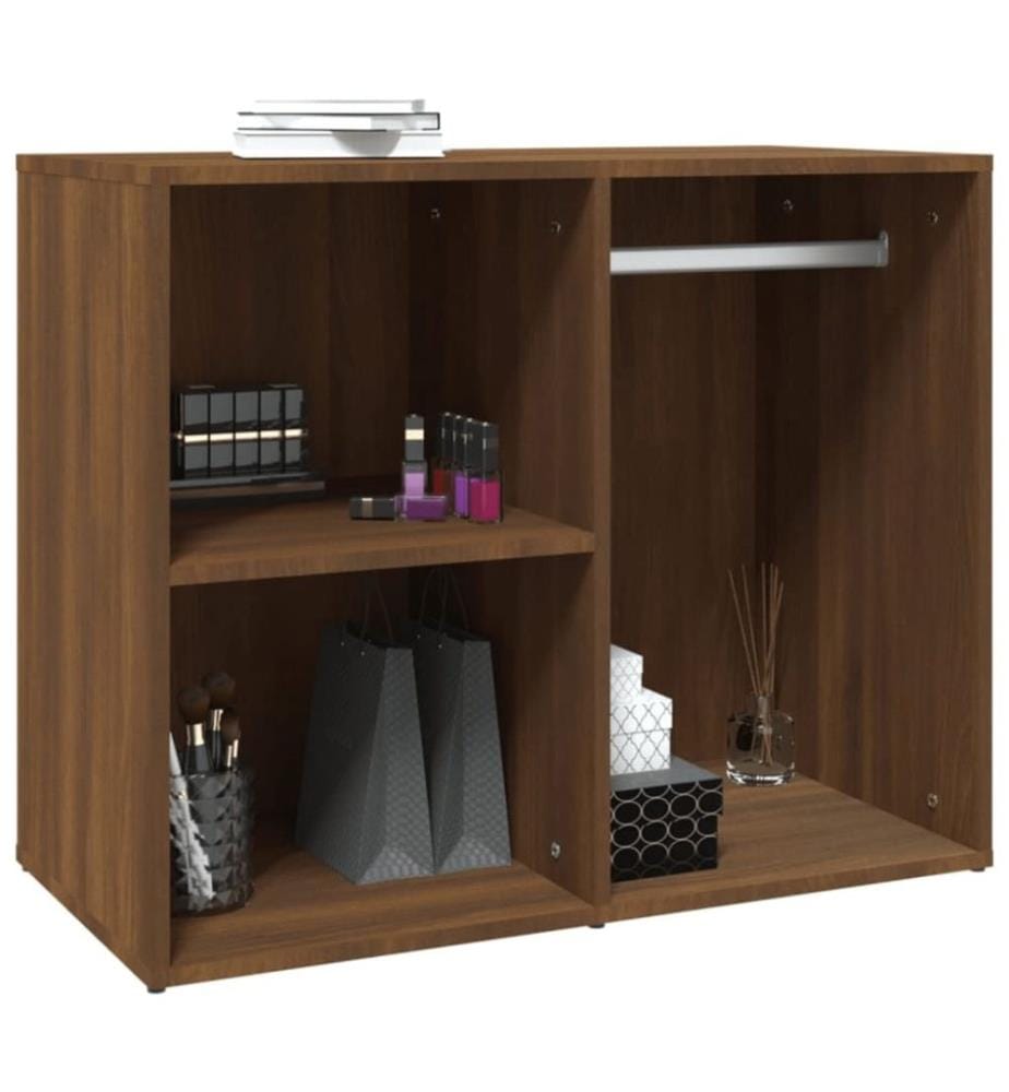 Regal für Schminktisch Braun Eichen-Optik 80x40x65 cm