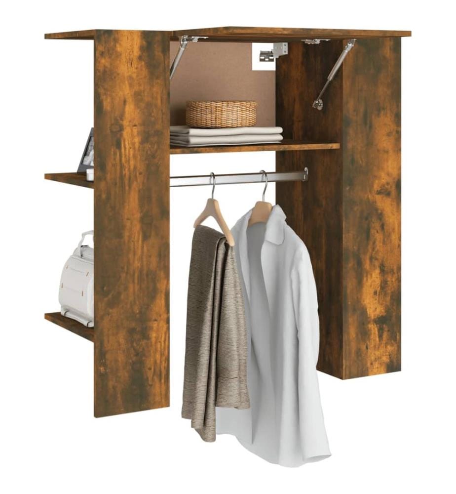 Flurschrank Räuchereiche 97,5x37x99 cm Holzwerkstoff