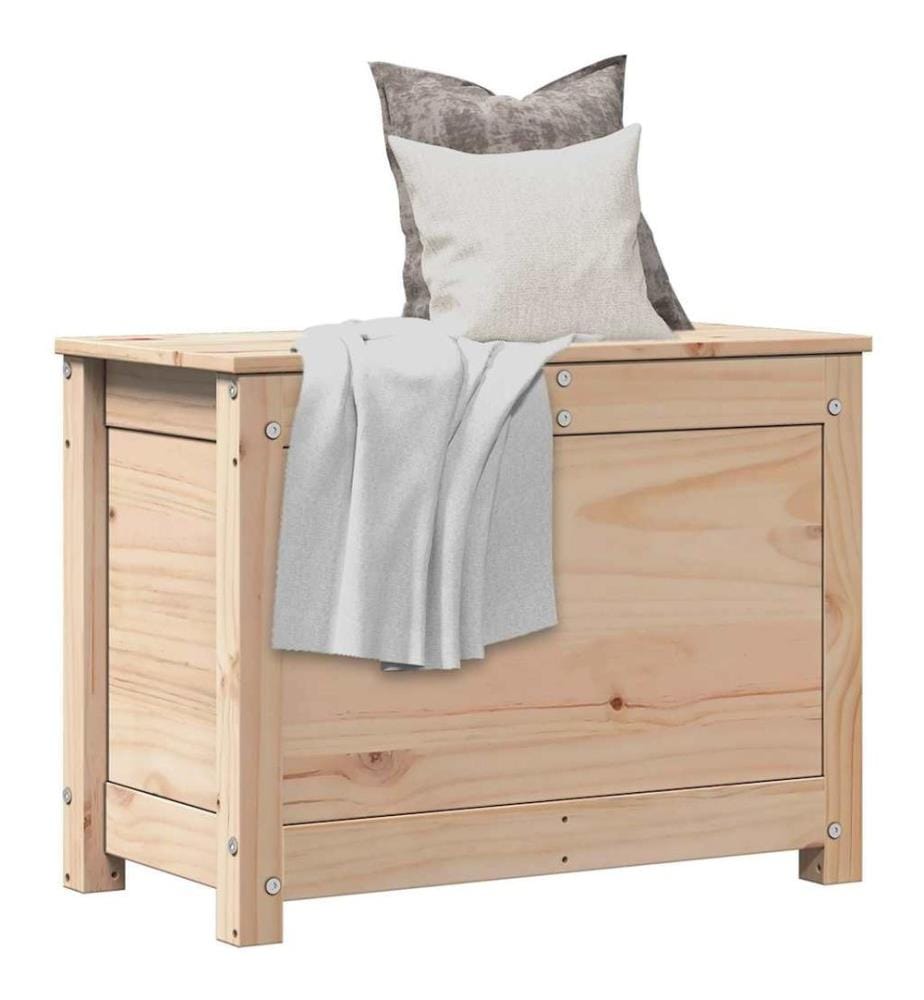 Truhe 60x32x45,5 cm Massivholz Kiefer