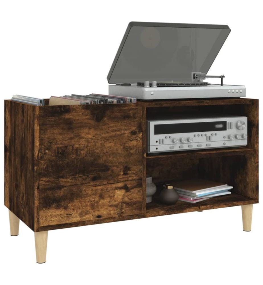 Plattenschrank Räuchereiche 84,5x38x48 cm Holzwerkstoff