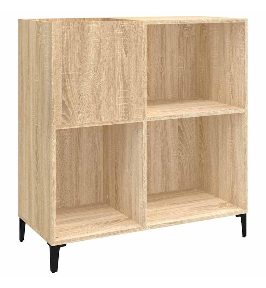 Plattenschrank Sonoma-Eiche 84,5x38x89 cm Holzwerkstoff