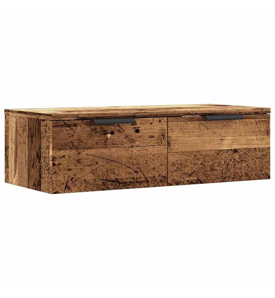 Wandschrank Altholz-Optik 68x30x20 cm Holzwerkstoff
