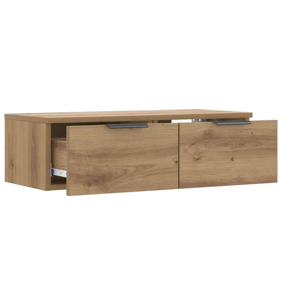 Wandschrank Artisan-Eiche 68x30x20 cm Holzwerkstoff