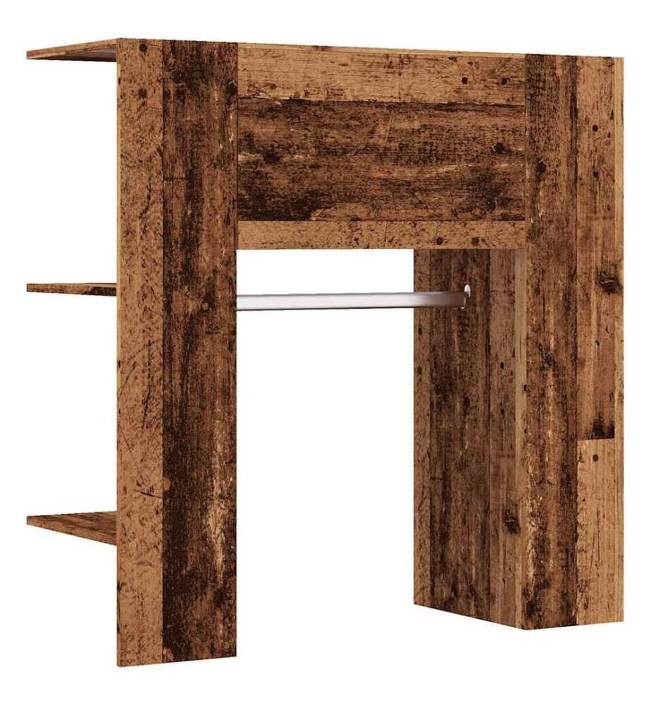 Flurschrank Altholz-Optik 97,5x37x99 cm Holzwerkstoff