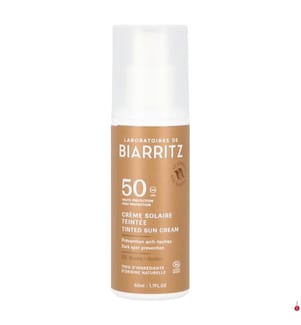 Crema solare colorata viso biologica SPF50 #Doré - 50 ml
