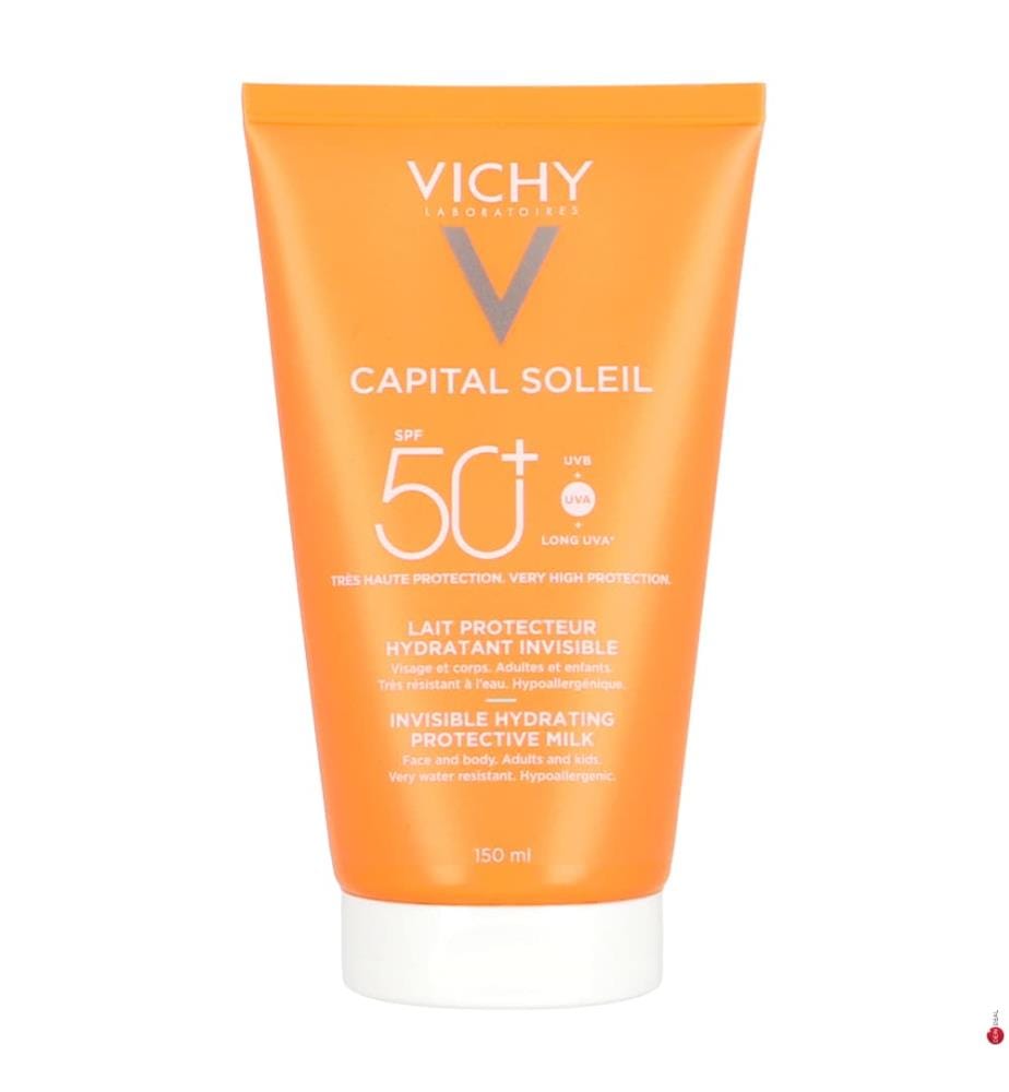 Unsichtbare feuchtigkeitsspendende Schutzmilch Capital Soleil SPF50+ - 150 ml