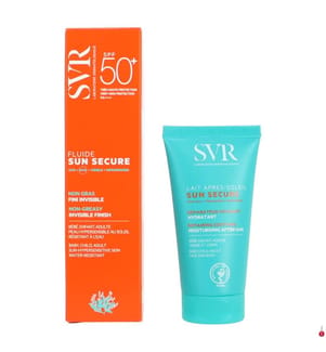 Geschenkset Sun Secure Fluide SPF50+ und After-Sun Milch - 2 Stück