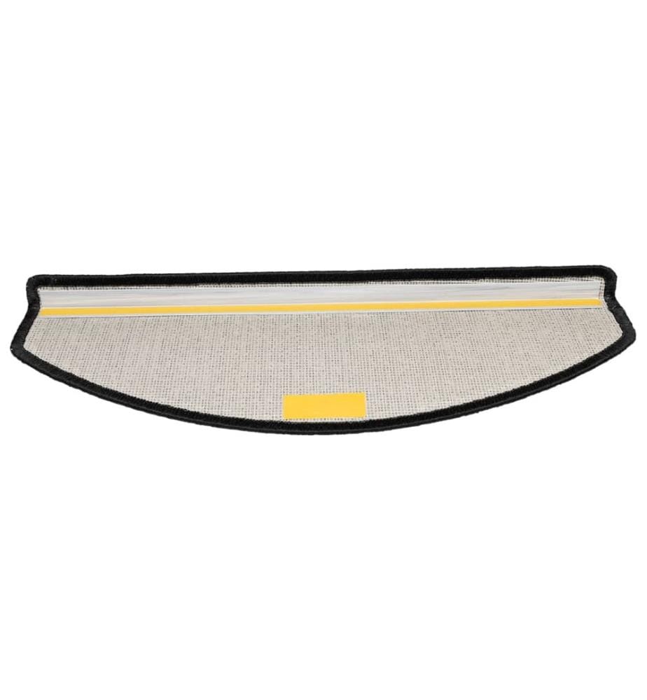 Stufenmatten 15 Stk. 65x24x4 cm Anthrazit Halbrund Gross