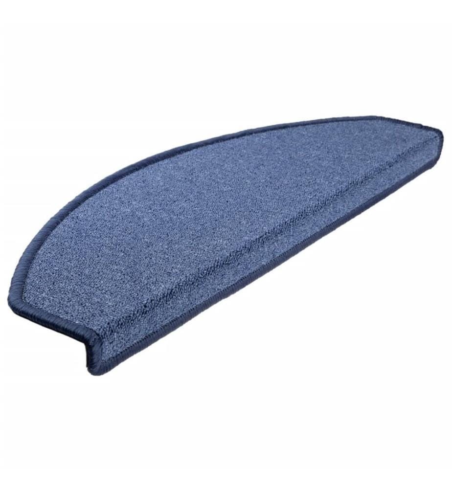 15 Stk. Treppenmatten Blau 65 x 24 x 4 cm